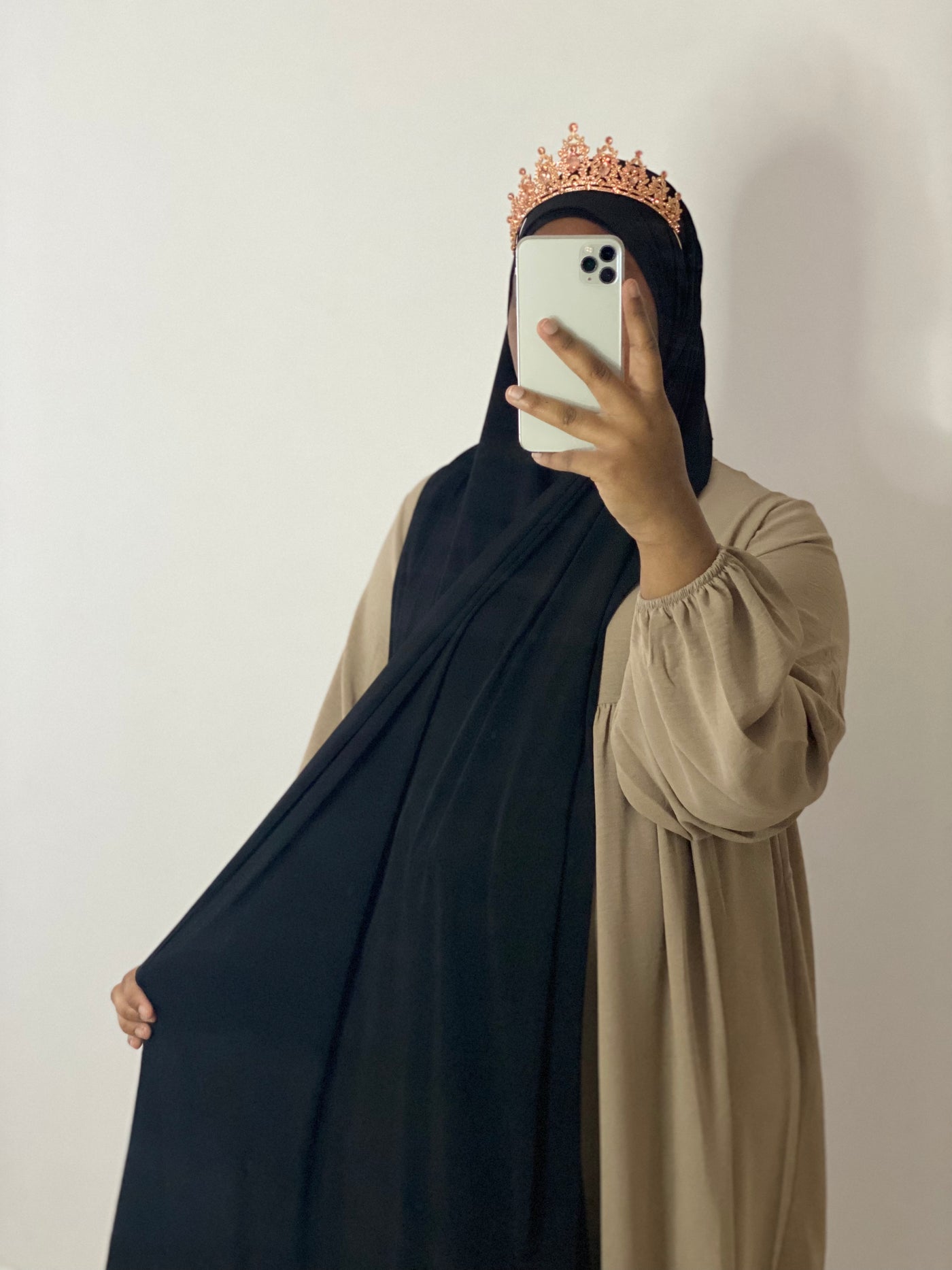 Hijab jersey luxe - Black