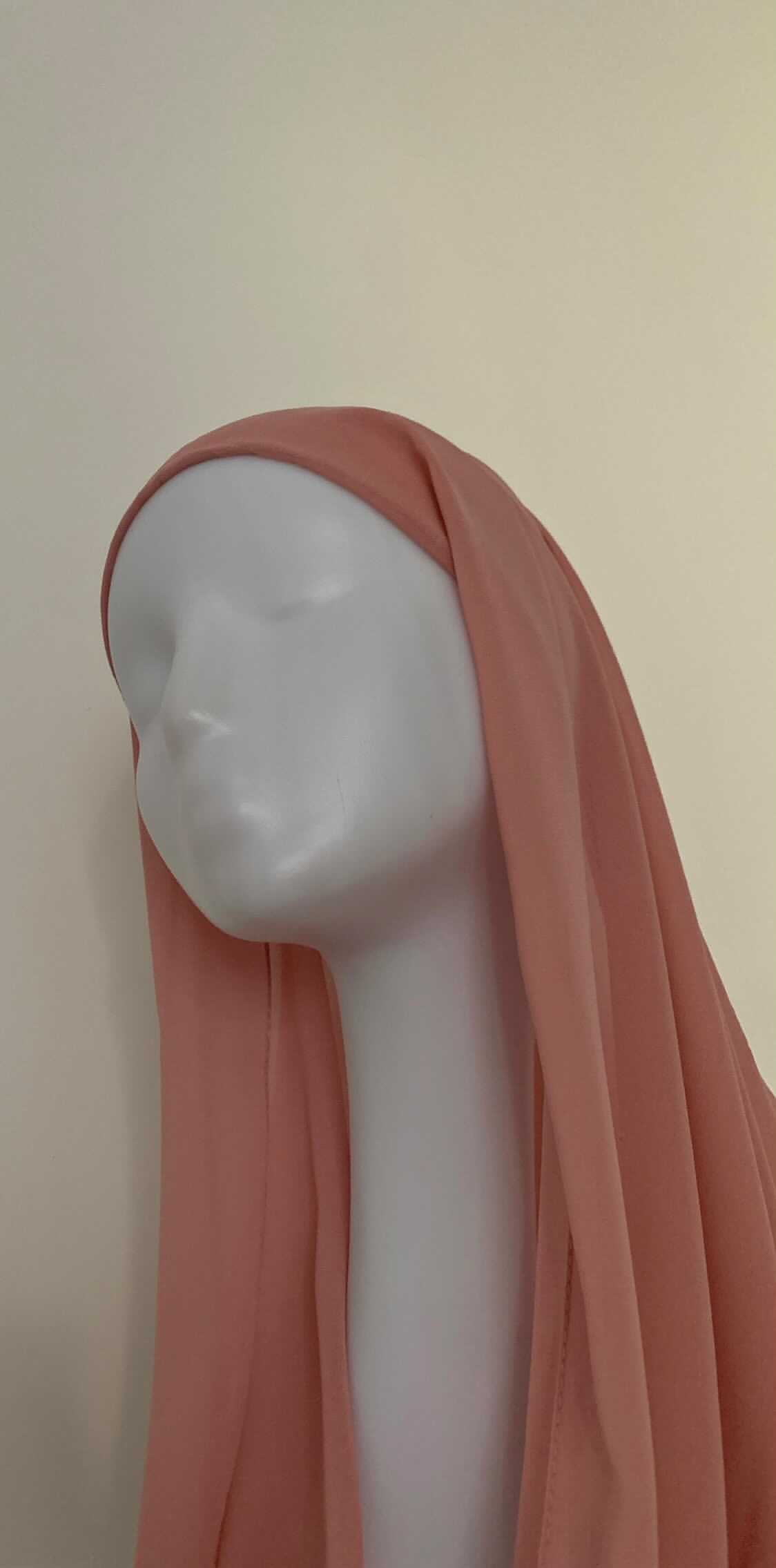 Hijab À Enfiler - Vieux Rose