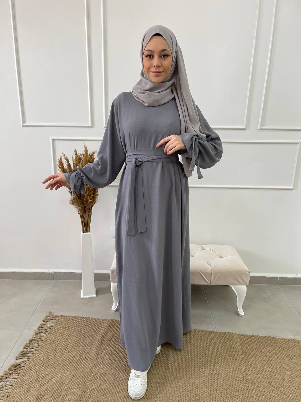 Abaya Princessa - Grey