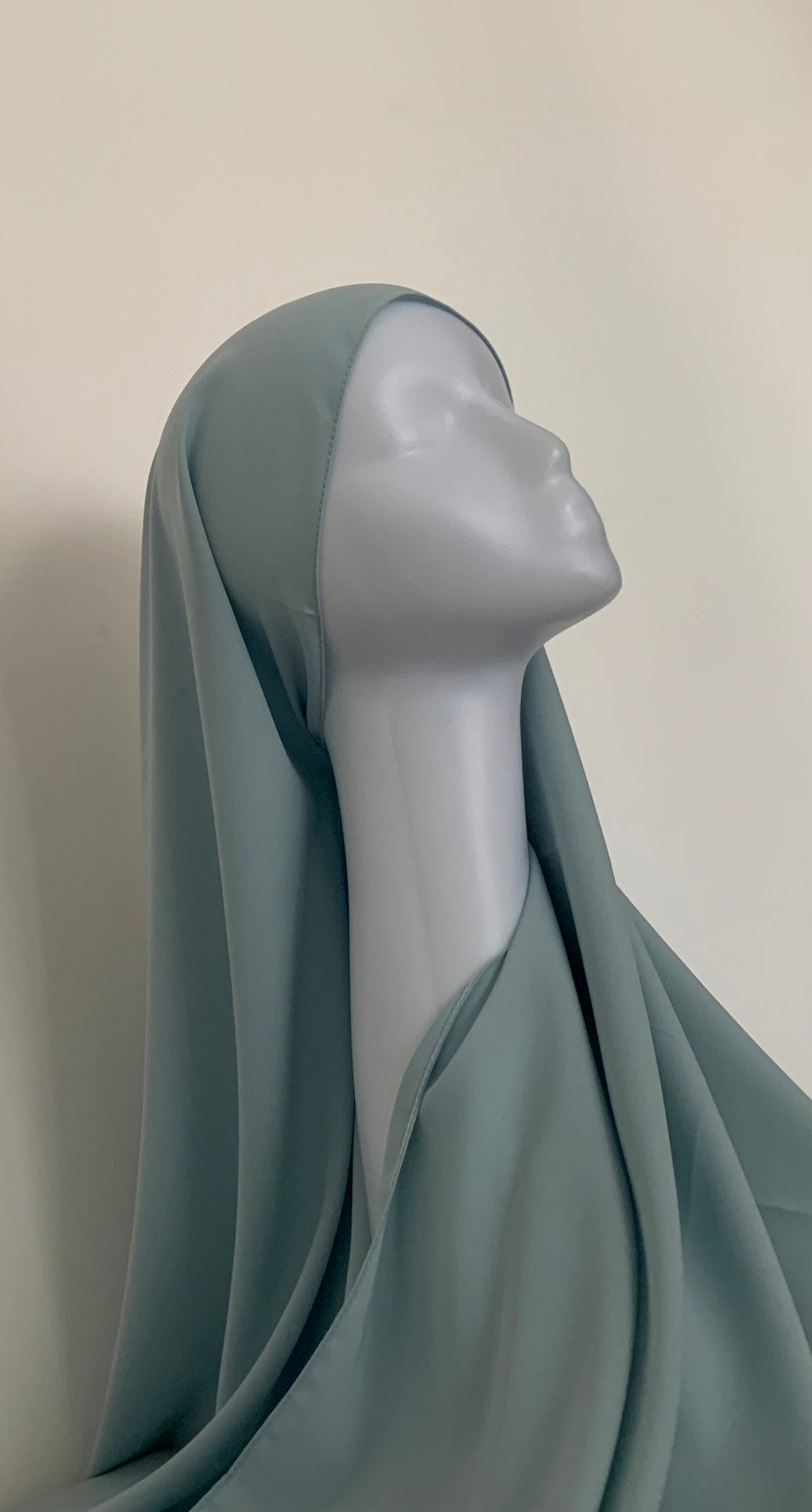 Hijab Soie de Médine - Blue Lagoon sedef